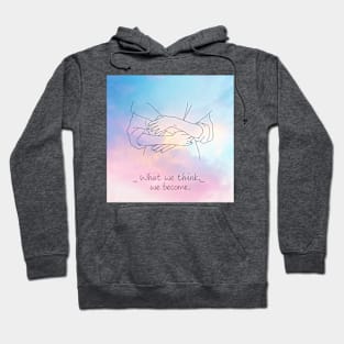 Aesthetic Pinkish Sky Feelings Art Hoodie